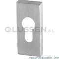 GPF Bouwbeslag RVS 0902.01 cilinderrozet rechthoekig 70x32x10 mm RVS geborsteld GPF090201108