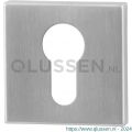 GPF Bouwbeslag RVS 0902.02 cilinderrozet vierkant 50x50x8 mm RVS geborsteld GPF090202108