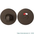 GPF Bouwbeslag Entree 0903VRA1 toiletgarnituur 53x6,5 mm stift 8 mm met rood-wit indicator Dark blend GPF0903VR109A1