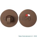 GPF Bouwbeslag Entree 0903VRA2 toiletgarnituur 53x6,5 mm stift 8 mm met rood-wit indicator Bronze blend GPF0903VR109A2