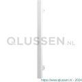 GPF Bouwbeslag ZwartWit 8600.62 deurgreep GPF10 vierkant 22x300/200 mm hoogte 55 mm wit met enkel- en dubbelzijdige bevestiging GPF860062710