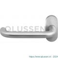 GPF Bouwbeslag RVS 1006.09-04L GPF1006.04L Hoa deurkruk gatdeel op ovaal rozet 70x32x10 mm linkswijzend RVS geborsteld GPF1006090200-04