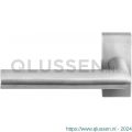 GPF Bouwbeslag RVS 1015.09-01L GPF1015.01L Toi deurkruk gatdeel op rechthoekige rozet RVS 70x32x10 mm linkswijzend RVS geborsteld GPF1015090200-01