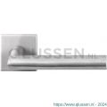 GPF Bouwbeslag RVS 1015.09-02 GPF1015.02 Toi deurkruk op vierkant rozet RVS 50x50x8 mm RVS geborsteld GPF1015090100-02