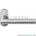 GPF Bouwbeslag RVS 1015.09-04 GPF1015.04 Toi deurkruk op ovaal rozet RVS 70x32x10 mm RVS geborsteld GPF1015090100-04