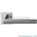 GPF Bouwbeslag RVS 1015.49-02R Toi L-haaks model deurkruk gatdeel 19 mm rechtswijzend op vierkant rozet RVS gepolijst GPF1015490300-02