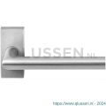 GPF Bouwbeslag RVS 1016.09-01R GPF1016.01R Toi deurkruk gatdeel op rechthoekige rozet RVS 70x32x10 mm rechtswijzend RVS geborsteld GPF1016090300-01