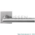 GPF Bouwbeslag RVS 1020.09-02 GPF1020.02 Mai deurkruk op vierkant rozet RVS 50x50x8 mm RVS geborsteld GPF1020090100-02