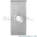 GPF Bouwbeslag RVS 1100.01L rechthoekig click rozet 70x32x10 mm linkswijzend RVS geborsteld GPF110001200