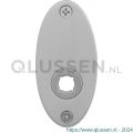 GPF Bouwbeslag RVS 1100.03L/R ovaal platte rozet 80x38x2 mm links-rechtswijzend RVS geborsteld GPF110003200