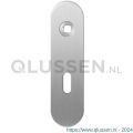 GPF Bouwbeslag RVS 1100.10L BB56 gatdeel linkswijzend kortschild afgerond 169x46x8,5 mm BB56 RVS geborsteld GPF110010201