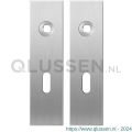 GPF Bouwbeslag RVS 1100.15 BB56 kortschild rechthoekig enkelverend 169x46x8,5 mm BB56 RVS geborsteld GPF110015101