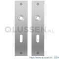 GPF Bouwbeslag RVS 1100.16 BB56 plaatschild rechthoekig zonder veer 181x41x2 mm BB56 RVS geborsteld GPF110016101