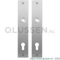 GPF Bouwbeslag RVS 1100.26 PC92 plaatschild rechthoekig zonder veer 220x40x2 mm PC92 RVS geborsteld GPF110026162