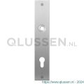 GPF Bouwbeslag RVS 1100.26L/R PC85 deurkruk gatdeel links-rechtswijzend plaatschild rechthoekig zonder veer 220x40x2 mm PC85 RVS geborsteld GPF110026252