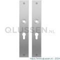 GPF Bouwbeslag RVS 1100.27 PC55 plaatschild rechthoekig zonder veer 240x40x2 mm PC55 RVS geborsteld GPF110027132