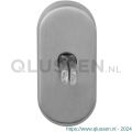 GPF Bouwbeslag RVS 1100.30 draaikiepmechanisme ovaal 65x30x12 mm met stift binnenzijde 32 mm RVS geborsteld GPF110030100