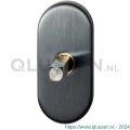 GPF Bouwbeslag PVD 1100.30P1 draaikiepmechanisme ovaal 65x30x12 mm met stift binnenzijde 32 mm PVD antraciet GPF1100301P1