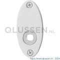 GPF Bouwbeslag RVS 1100.43L/R ovaal platte rozet 80x38x2 mm links-rechtswijzend RVS gepolijst GPF110043200