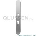 GPF Bouwbeslag RVS 1100.70L XL PC55 deurkruk gatdeel linkswijzend langschild XL afgerond 282x40x8,5 mm PC55 RVS geborsteld GPF110070232