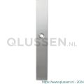 GPF Bouwbeslag RVS 1100.75 XL BB56 langschild XL rechthoekig enkelverend 282x40x8,5 mm BB56 RVS geborsteld GPF110075101