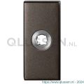 GPF Bouwbeslag Anastasius 1101.A1 L rechthoekig click rozet 70x32x10 mm linkswijzend Dark blend GPF1101A10200