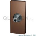 GPF Bouwbeslag Anastasius 1101.A2.0400 rechthoekig Click rozet 70x32x10 mm met vastgelaste knopvastzetter Bronze blend GPF1101A20400