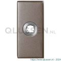 GPF Bouwbeslag Anastasius 1101.A3 R rechthoekig click rozet 70x32x10 mm rechtswijzend Mocca blend GPF1101A30300