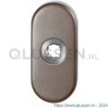 GPF Bouwbeslag Anastasius 1104.A3 L ovaal click rozet 70x32x10 mm linkswijzend Mocca blend GPF1104A30200