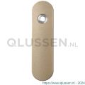 GPF Bouwbeslag Anastasius 1110.A4R blind deurkruk gatdeel rechtswijzend kortschild afgerond 169x46x8,5 mm blind Champagne blend GPF1110A40300