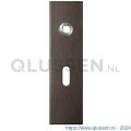 GPF Bouwbeslag Anastasius 1115.A1L BB56 deurkruk gatdeel linkswijzend kortschild rechthoekig 169x46x8,5 mm BB56 Dark blend GPF1115A10201