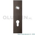 GPF Bouwbeslag Anastasius 1115.A1L PC72 deurkruk gatdeel linkswijzend kortschild rechthoekig 169x46x8,5 mm PC72 Dark blend GPF1115A10242