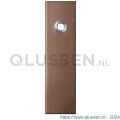 GPF Bouwbeslag Anastasius 1115.A2L blind deurkruk gatdeel linkswijzend kortschild rechthoekig 169x46x8,5 mm blind Bronze blend GPF1115A20200