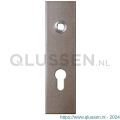 GPF Bouwbeslag Anastasius 1115.A3L PC72 deurkruk gatdeel linkswijzend kortschild rechthoekig 169x46x8,5 mm PC72 Mocca blend GPF1115A30242