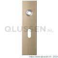 GPF Bouwbeslag Anastasius 1115.A4R BB56 deurkruk gatdeel rechtswijzend kortschild rechthoekig 169x46x8,5 mm BB56 Champagne blend GPF1115A40301