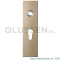 GPF Bouwbeslag Anastasius 1115.A4R PC55 deurkruk gatdeel rechtswijzend kortschild rechthoekig 169x46x8,5 mm PC55 Champagne blend GPF1115A40332