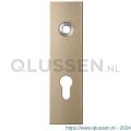 GPF Bouwbeslag Anastasius 1115.A4R PC72 deurkruk gatdeel rechtswijzend kortschild rechthoekig 169x46x8,5 mm PC72 Champagne blend GPF1115A40342