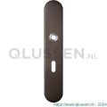 GPF Bouwbeslag Anastasius 1120.A1L BB56 deurkruk gatdeel linkswijzend langschild afgerond 218x40x8,5 mm BB56 Dark blend GPF1120A10201