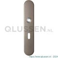 GPF Bouwbeslag Anastasius 1120.A3L BB56 deurkruk gatdeel linkswijzend langschild afgerond 218x40x8,5 mm BB56 Mocca blend GPF1120A30201