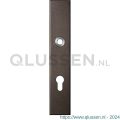 GPF Bouwbeslag Anastasius 1125.A1L PC72 deurkruk gatdeel linkswijzend langschild rechthoekig 218x40x8,5 mm PC72 Dark blend GPF1125A10242