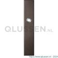 GPF Bouwbeslag Anastasius 1125.A1R blind deurkruk gatdeel rechtswijzend langschild rechthoekig 218x40x8,5 mm blind Dark blend GPF1125A10300