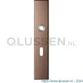 GPF Bouwbeslag Anastasius 1125.A2L BB56 deurkruk gatdeel linkswijzend langschild rechthoekig 218x40x8,5 mm BB56 Bronze blend GPF1125A20201