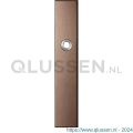 GPF Bouwbeslag Anastasius 1125.A2L blind deurkruk gatdeel linkswijzend langschild rechthoekig 218x40x8,5 mm blind Bronze blend GPF1125A20200