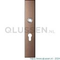 GPF Bouwbeslag Anastasius 1125.A2L PC55 deurkruk gatdeel linkswijzend langschild rechthoekig 218x40x8,5 mm PC55 Bronze blend GPF1125A20232