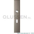 GPF Bouwbeslag Anastasius 1125.A3L BB56 deurkruk gatdeel linkswijzend langschild rechthoekig 218x40x8,5 mm BB56 Mocca blend GPF1125A30201