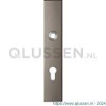 GPF Bouwbeslag Anastasius 1125.A3L PC72 deurkruk gatdeel linkswijzend langschild rechthoekig 218x40x8,5 mm PC72 Mocca blend GPF1125A30242