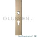 GPF Bouwbeslag Anastasius 1125.A4L PC55 deurkruk gatdeel linkswijzend langschild rechthoekig 218x40x8,5 mm PC55 Champagne blend GPF1125A40232