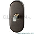 GPF Bouwbeslag Anastasius 1130.A1.0032 draaikiepmechanisme ovaal 65x30x12 mm met stift binnenzijde 32 mm Dark blend GPF1130A10032