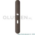 GPF Bouwbeslag Anastasius 1170.A1R BB56 deurkruk gatdeel rechtswijzend langschild afgerond 282x40x8,5 mm BB56 Dark blend GPF1170A10301