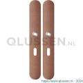 GPF Bouwbeslag Anastasius 1170.A2 BB56 langschild afgerond enkelverend 282x40x8,5 mm BB56 Bronze blend GPF1170A20101